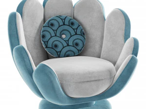 LOTUS ARMCHAIR 3D Model