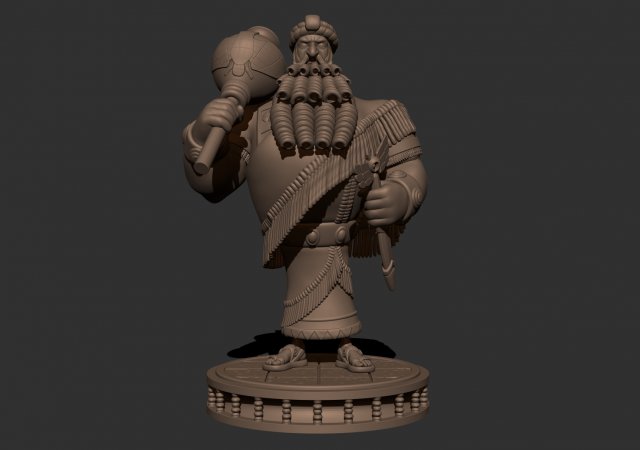 Sargon 3D Print Model .c4d .max .obj .3ds .fbx .stl .blend 