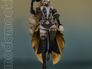 NAVIA GENSHIN IMPACT 3D PRINTABLE FIGURINE Modelo de Impressão 3D