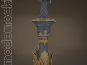 STATUE OF THE SEVEN GENSHIN IMPACT 3D PRINTABLE FIGURINE 3D प्रिंट मॉडल