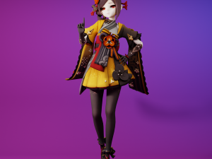 CHIORI GENSHIN IMPACT 3D PRINTABLE FIGURINE 3D Print Model