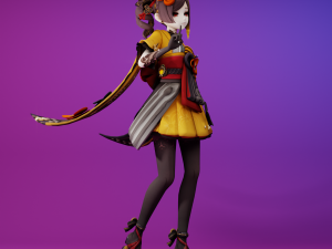 CHIORI GENSHIN IMPACT 3D PRINTABLE FIGURINE 3D Print Model