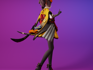 CHIORI GENSHIN IMPACT 3D PRINTABLE FIGURINE 3D Print Model