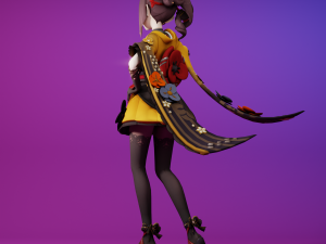 CHIORI GENSHIN IMPACT 3D PRINTABLE FIGURINE 3D Print Model