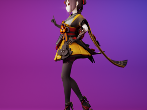 CHIORI GENSHIN IMPACT 3D PRINTABLE FIGURINE 3D Print Model