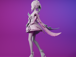 CHIORI GENSHIN IMPACT 3D PRINTABLE FIGURINE 3D Print Model