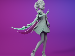 CHIORI GENSHIN IMPACT 3D PRINTABLE FIGURINE 3D Print Model