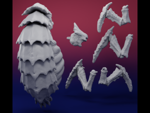 BILE SPEWER HELLDIVERS 2 3D PRINTABLE FIGURINE Modello di stampa 3D