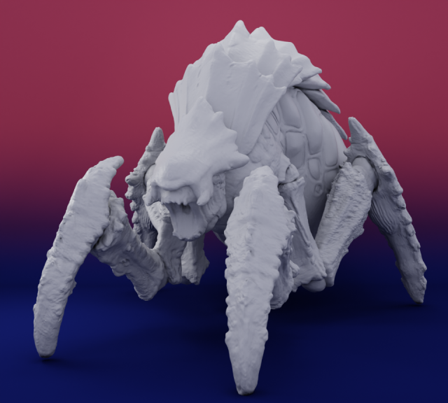 BILE SPEWER HELLDIVERS 2 3D PRINTABLE FIGURINE Modello di stampa 3D .c4d .max .obj .3ds .fbx .stl .blend 