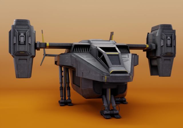 SOLDIER DROPSHIP HELLDIVERS 2 3D PRINTABLE Modelo de Impressão 3D .c4d .max .obj .3ds .fbx .stl .blend 