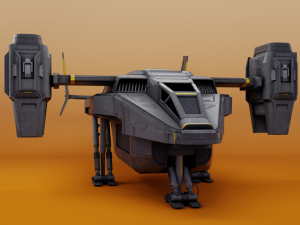 SOLDIER DROPSHIP HELLDIVERS 2 3D PRINTABLE 3D Print Model