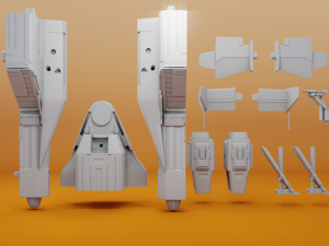 SOLDIER DROPSHIP HELLDIVERS 2 3D PRINTABLE Modelo de Impressão 3D