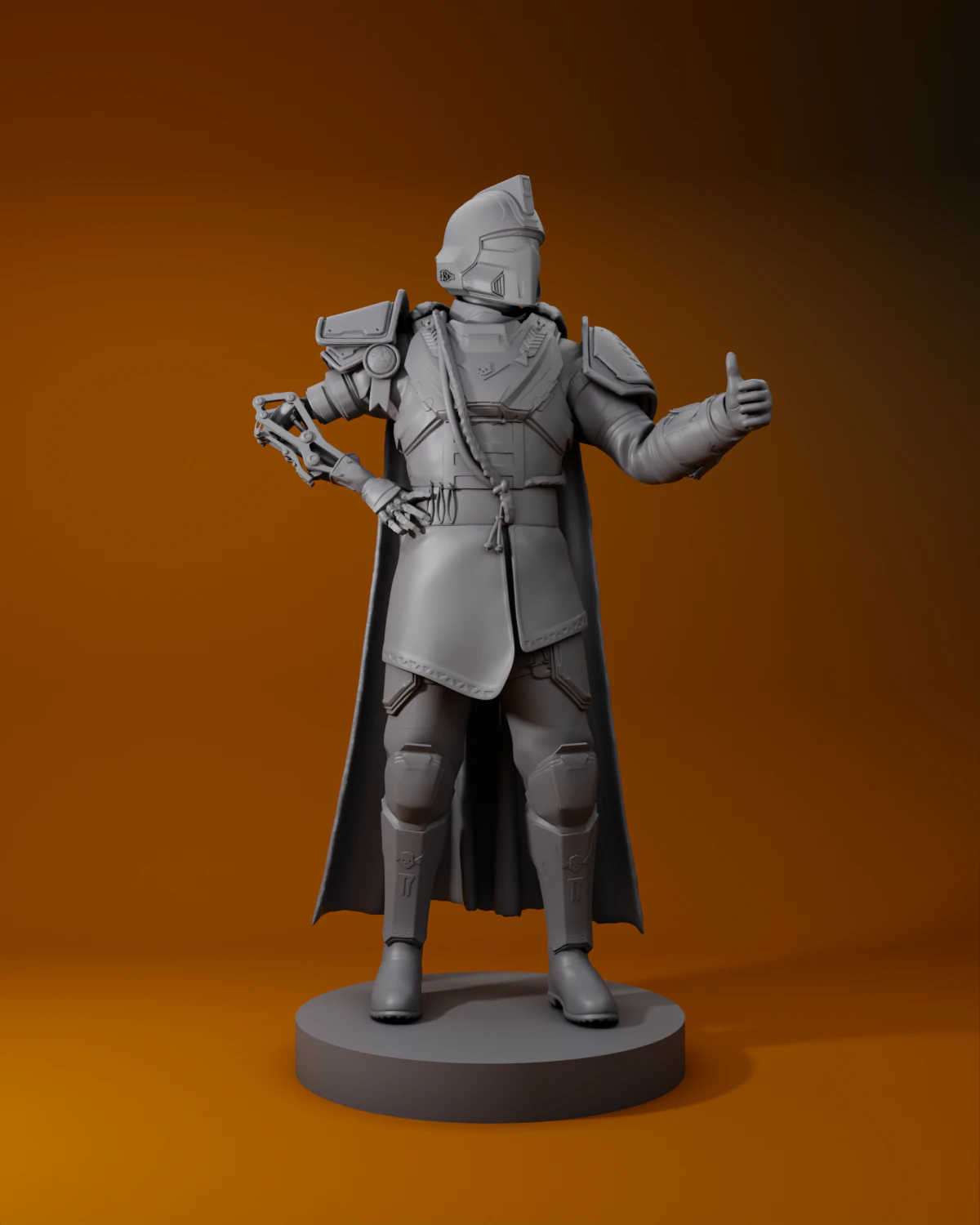HELLDIVER SOLDIER HELLDIVERS 2 3D PRINTABLE FIGURINE 3D Print Model .c4d .max .obj .3ds .fbx .stl .blend 
