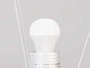 Fabric Wooden Table Lamp 3D Model