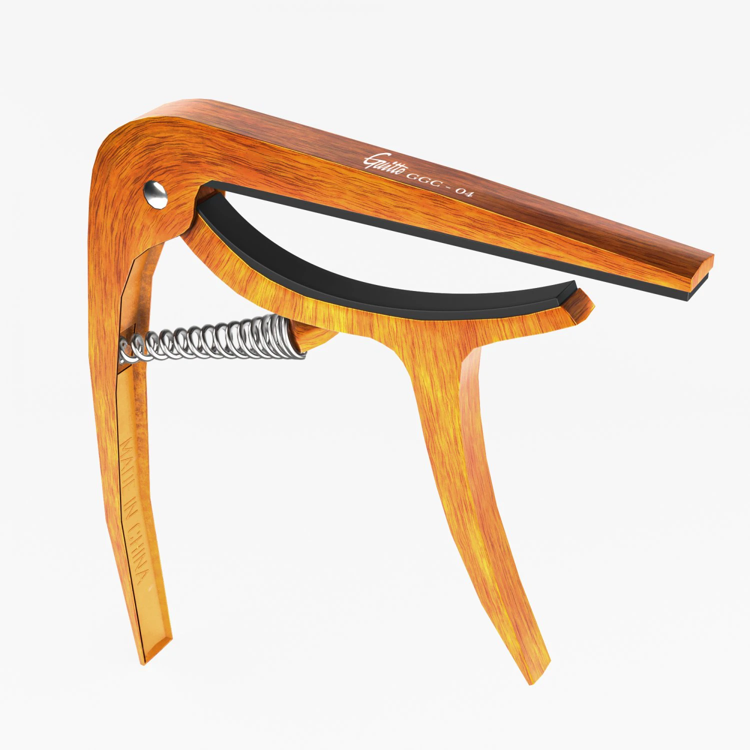 Guitar Capo Model Guitto GGC-04 3D Model .c4d .max .obj .3ds .fbx .stl .blend 