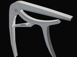 Guitar Capo Model Guitto GGC-04 3D Model