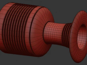 Tombak Iranian Goblet Drum 3D Model