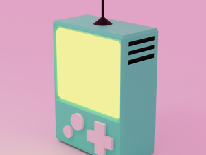 Gameboy 3D Модель