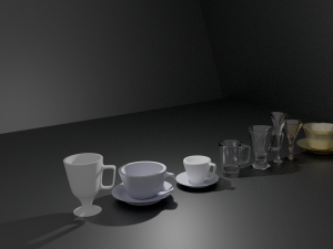 Cups Pack 3D Model