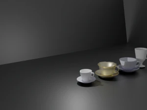 Cups Pack 3D Model