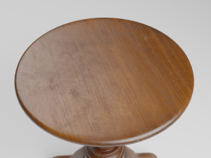 Wooden decor table 3D Модель