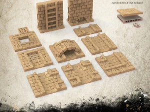 下水道瓷砖套装插件 3D 打印模型