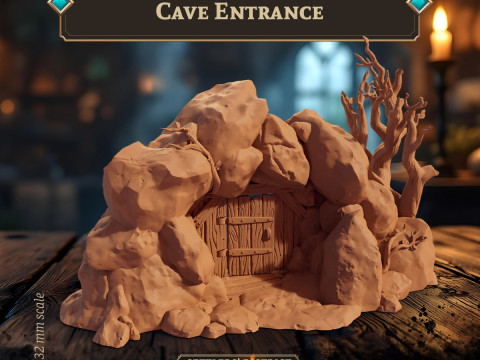 Cave Entrance 3D Принт Модель