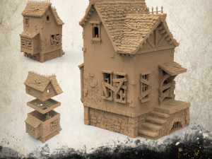 Haunted House 3D Print Model