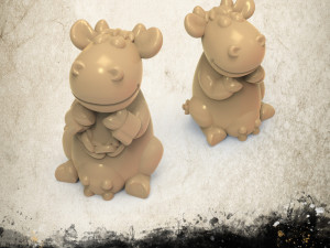 Convicted Cow 3D Print Model