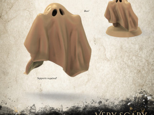Little Ghost Family 3D 打印模型