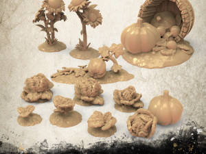 Garden Veges 3D Print Model