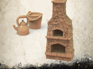 Outdoor Oven 3Dプリントモデル