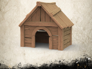 Dog House 3D प्रिंट मॉडल