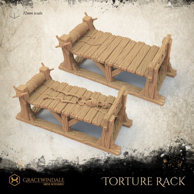 Torture Rack 3D 打印模型 .c4d .max .obj .3ds .fbx .stl .blend 