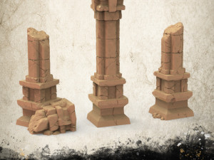 Columns 3D Print Model