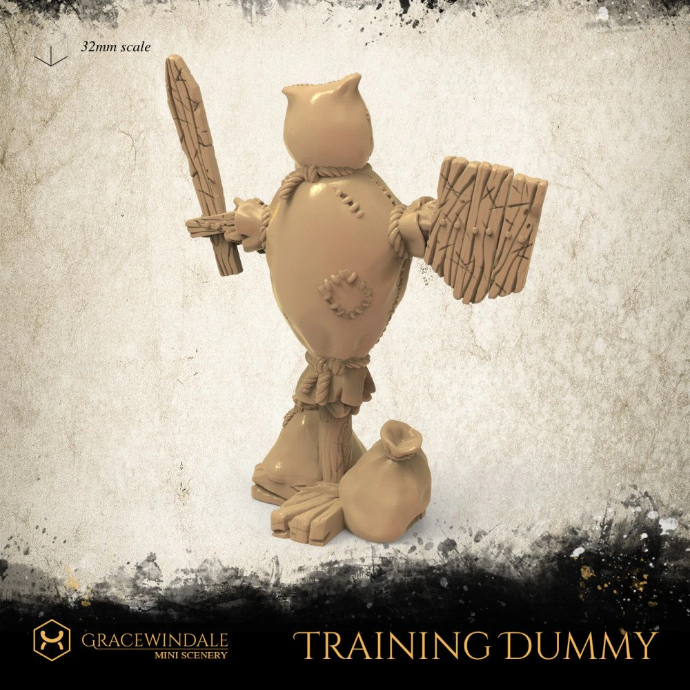 Training Dummy 3D Print Model .c4d .max .obj .3ds .fbx .stl .blend 