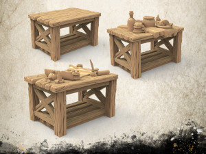 Set of Tables 3D Принт Модель