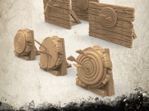 Set of Targets 3D Print Model