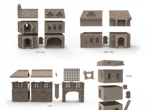 Barracks 3D Print Model
