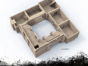 Barracks 3D Print Model