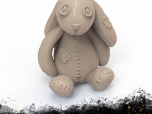 Easter Bunny Eggs 3D 打印模型