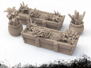 Planters and Pots 3D 프린트 모델