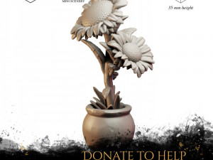 Sunflower of Hope Modèles 3D en vedette
