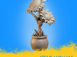 Sunflower of Hope Modèles 3D en vedette