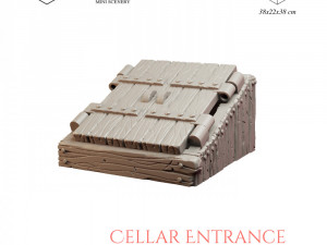 Cellar Entrance 3D Print Model