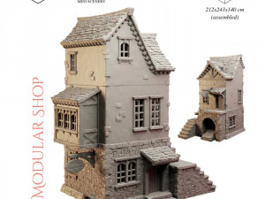 Modulaire winkel 3D printmodel