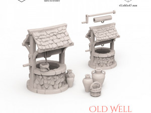 Old Well 3D Print Model