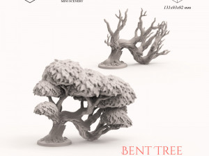 Bent Tree 3Dプリントモデル