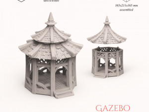 Gazebo 3D Print Model
