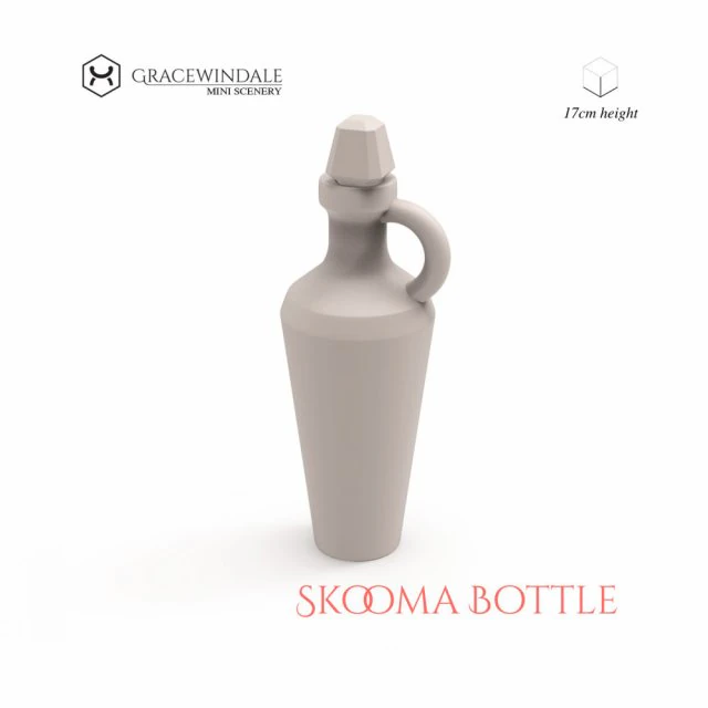 Skooma Bottle 3D Print Model .c4d .max .obj .3ds .fbx .stl .blend 